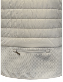 Parajumpers Jayden white lightweight down jacket with fabric sleeves buy online price