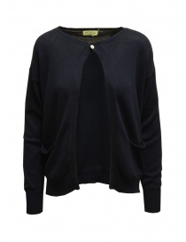 Ma'ry'ya Rebecca navy blue pullover with button YGK038 12NAVY order online