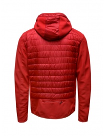 Parajumpers Nolan giacca rossa con cappuccio e maglie in tessuto