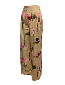 Selected Femme beige floral trousers