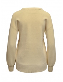 Selected Femme cream pullover with puff sleeves