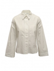Selected Femme camicia boxy bianca in cotone 16083840 BRIGHT WHITE order online