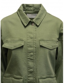 Selected Femme green denim shirt