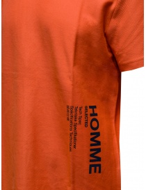 Selected Homme orange t-shirt with black logo