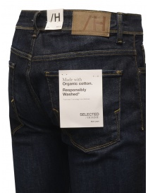Selected Homme dark blue narrow leg jeans mens jeans buy online