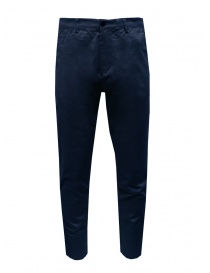 Selected Homme pantaloni chino blu zaffiro online