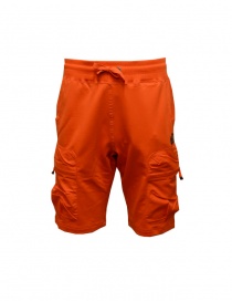 Mens trousers online: Parajumpers Irvine orange bermuda shorts with side pockets
