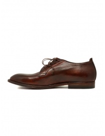 Shoto brown red leather shoes