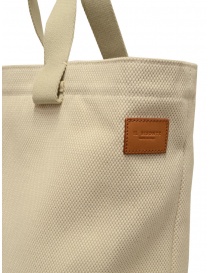 White Il Bisonte Canvas Handbag in Ivory Womens Bags Tote bags 