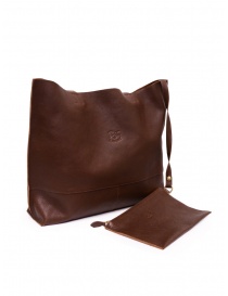 Il Bisonte Valentina brown tote leather bag buy online