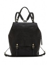 Il Bisonte Trappola black leather backpack buy online BBA002PO0001 NERO BK180