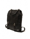 Il Bisonte Trappola black leather backpack shop online bags