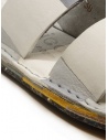 Trippen Kismet white and grey striped slipper sandal price KISMET F LEA CLOUDS-LEA R8 BLK shop online