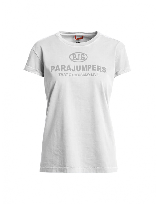 Parajumpers Toml Tee T-shirt bianca PWTEEBT34 TOML OFF-WHITE 505 t shirt donna online shopping