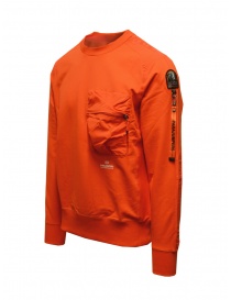 Parajumpers Sabre orange sweatshirt with pocket and key ring