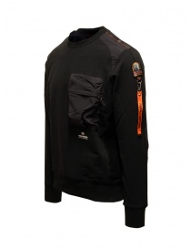 Parajumpers Sabre black sweatshirt with pocket and key ring price