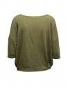 Ma'ry'ya boxy military green linen T-shirt shop online womens t shirts