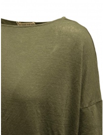 Ma'ry'ya boxy T-shirt verde militare in lino prezzo
