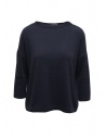 Ma'ry'ya blue boxy sweater in cotton and cashmere buy online YGK016 4NAVY