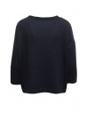 Ma'ry'ya blue boxy sweater in cotton and cashmere shop online women s knitwear