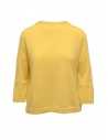 Ma'ry'ya yellow cotton and cashmere boxy sweater buy online YGK016 9HONEY