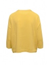 Ma'ry'ya yellow cotton and cashmere boxy sweater shop online women s knitwear