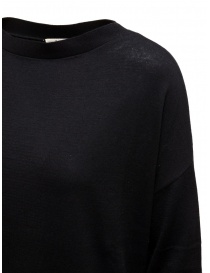 Ma'ry'ya boxy sweater in black cotton and cashmere price