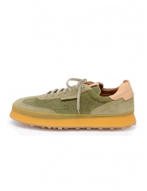 Shoto Dorf green suede lace-up shoe price