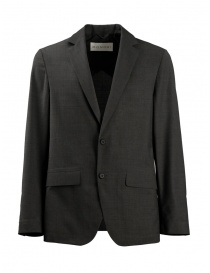 Giacche uomo online: Monobi Techwool Hybrid blazer grigio scuro