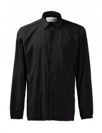 Mens shirts online: Monobi Skin Nylon Perfo shirt in black