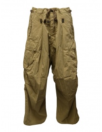 Mens trousers online: Kapital beige multi-pocket Jumbo cargo pants