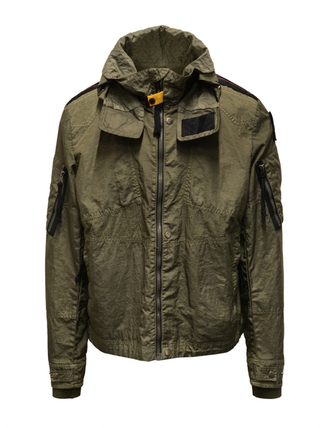 Parajumpers Neptune army green multipocket jacket PMJCKPR02 NEPTUNE FISHERMAN 761 mens jackets online shopping