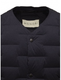 Monobi blue quilted vest price