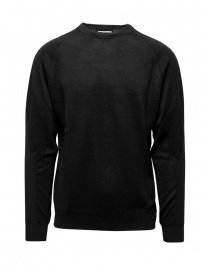 Maglieria uomo online: Monobi maglia in lana merino nera
