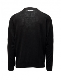 Monobi sweater in black merino wool price