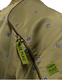Kapital khaki green spring bomber-cushion mens jackets buy online