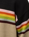 Kapital Moonbow cotton colored striped sweater shop online men s knitwear