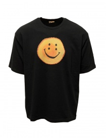 Kapital T-shirt nera con ceppo stampato online