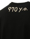 Kapital T-shirt nera con ceppo stampato EK-1175 BLACK prezzo