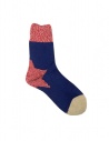 Kapital calzini blu con stella rossa sul tallone acquista online EK-540 BLUE