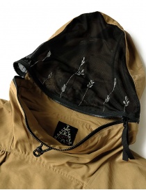Kapital BUG anorak in beige and black womens jackets price