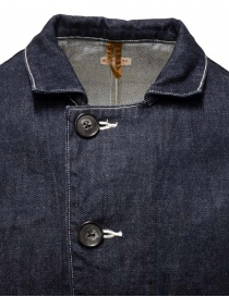 Kapital multi-pocket jacket in dark blue denim mens jackets price