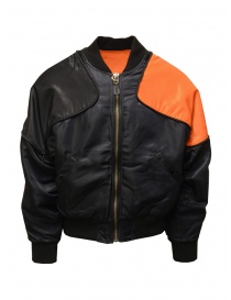 Mens jackets online: Kapital black and orange spring bomber-pillow