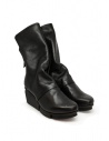 Trippen Mellow black leather ankle boot with wedge heel MELLOW F SAT BLACK price