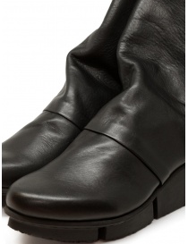 Trippen Mellow black leather ankle boot with wedge heel womens shoes price