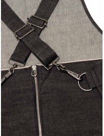 Deepti dark blue denim vest with suspenders mens vests price