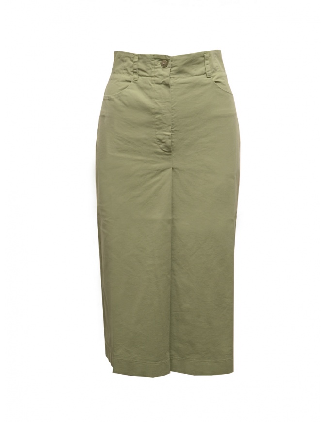 Cellar Door Malila light green pencil skirt MALILA NF457 71 TEA womens skirts online shopping