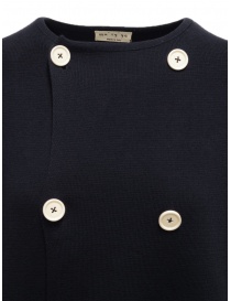 Ma'ry'ya blue double-breasted cotton cardigan with round neckline price