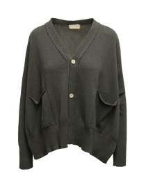 Ma'ry'ya grey cotton cardigan online