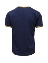 Kapital blue T-shirt with Smile and stylized rain motif shop online mens t shirts
